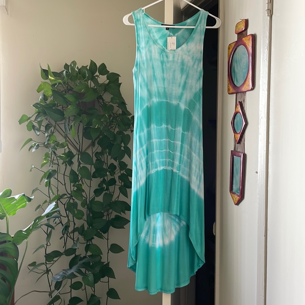 High-Low Tie Dye Dress